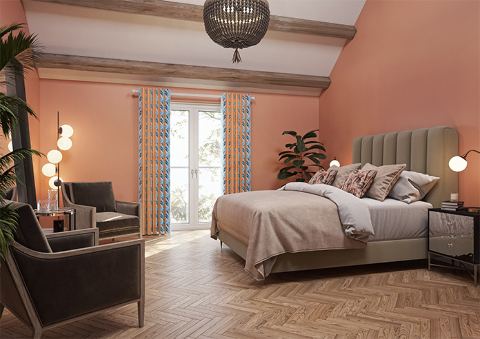 Miami, Blue - Made To Measure Curtains - Image 8